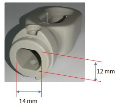 Kurbelring S806/1 in weiss zu Stobag Getriebe